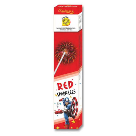 10 CM RED SPARKLERS